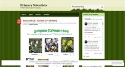 Desktop Screenshot of primaryscientists.com